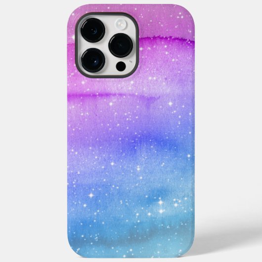 Blauwe en Roze Telefoon Case-Mate iPhone Case (Achterkant)