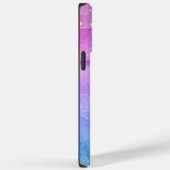 Blauwe en Roze Telefoon Case-Mate iPhone Case (Achterkant / Rechts)