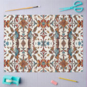 Blauwe en rustieke Herfst decoupage Tissuepapier (Craft)