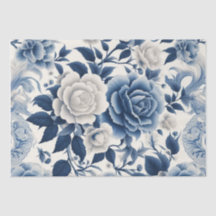 Blauwe en witte bloemen