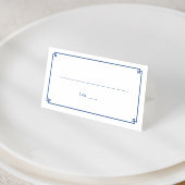 Blauwe en witte bruiloft Elegant Chinoiserie Print