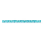 Blauwe en witte Floral Lace Lint (Voorkant)