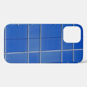 Blauwe en witte florale textiel Case-Mate iPhone case (Achterkant (horizontaal))