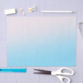 Blauwe en witte gradiënt tissuepapier (Craft)