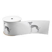 Blauwe en witte Italiaanse Greyhound Cute Dogs Lint (Spoel)