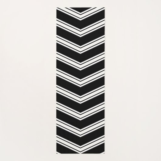 Blauwe en witte kaas yogamat (Achterkant)