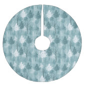 Blauwe en witte kerstbomen kerstboom rok (Voorkant)