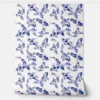 Blauwe en witte koivis
