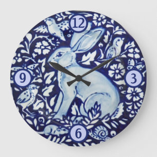 Blauwe en witte konijn, hare, vogelpest, Flora Grote Klok