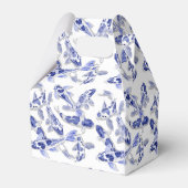 Blauwe en witte koolvis bedankdoosjes (Achterkant)