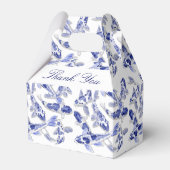 Blauwe en witte koolvis bedankdoosjes (Voorkant Zijde)