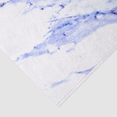 Blauwe en witte marmer tissuepapier (Detail)