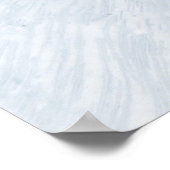 Blauwe en witte matras poster (Hoek)