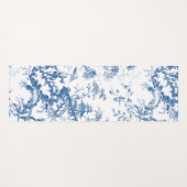  Blauwe en Witte Pagoda Chinoiserie Yogamat (Voorkant (horizontaal))
