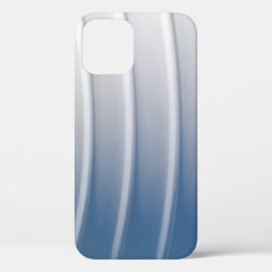 Blauwe en witte plastic verpakking iPhone 12 hoesje