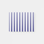 Blauwe en witte snoepjes strepen post-it® notes (Voorkant)