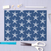 Blauwe en witte staartschar Kustkust Tissuepapier (Craft)