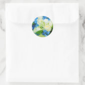 Blauwe en witte Stickers voor het Envelop-zegel (Tas)