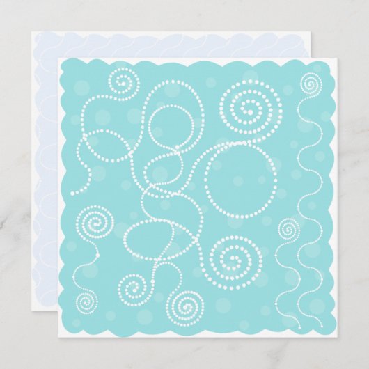 Blauwe en witte Stippen (Voorkant / Achterkant)