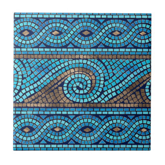 blauwe en witte vintages tegeltje