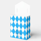 Blauwe en witte vlag Oktoberfest Bedankdoosjes (Geopend)