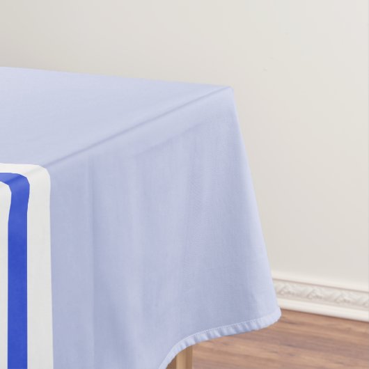 Blauwe en witte vogel en Edelweiss Tafelkleed (Voorbeeld)