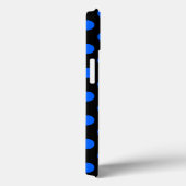 Blauwe en zwarte haarpunten Hoesje-Mate iPhone cas Case-Mate iPhone Case (Achterkant / Rechts)