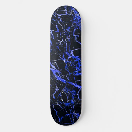 Blauwe en zwarte marmer, skateboard (Voorkant)
