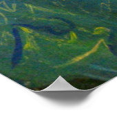 Blauwe engel afdrukken poster (Hoek)