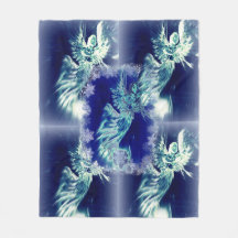 Blauwe engel deken, comfortabele versie II