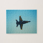 Blauwe engel puzzel (Horizontaal)