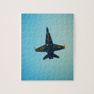 Blauwe engel puzzel