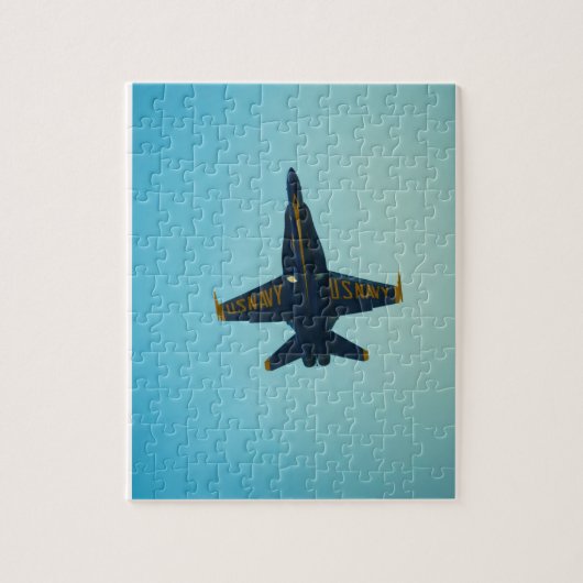 Blauwe engel puzzel legpuzzel (Verticaal)