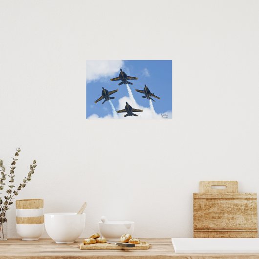 Blauwe Engelen 2023 Poster (Keuken)