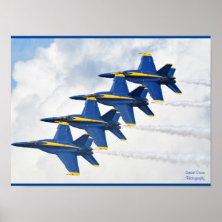 Blauwe engelen 2 poster