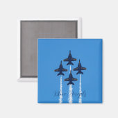 Blauwe engelen magneet (Voorkant / Achterkant)