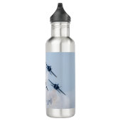 Blauwe Engelen Waterfles Waterfles (Rechts)
