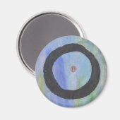 Blauwe Enso van Tranquility Magnet Magneet (Voorkant / Achterkant)