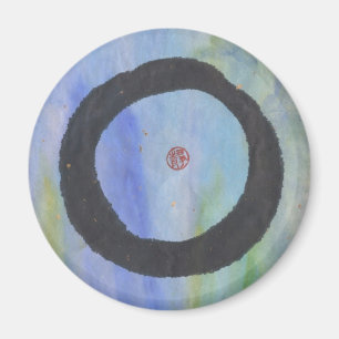 Blauwe Enso van Tranquility Magnet Magneet