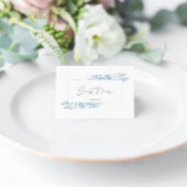 Blauwe eucalyptus Weddenschap escorte Plaatskaarte Kaart