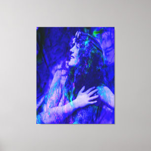 Blauwe Fee Canvas Afdruk