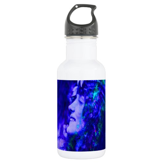 Blauwe Fee Waterfles (Voorkant)