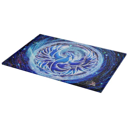 Blauwe Fenix Snijplank (Hoek)