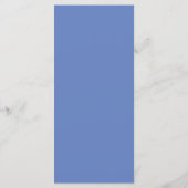 Blauwe Floral Menu (Achterkant)