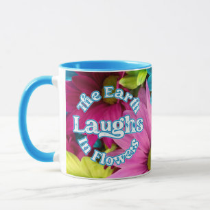 Blauwe Floral Mok, Mok van beroemde citaten