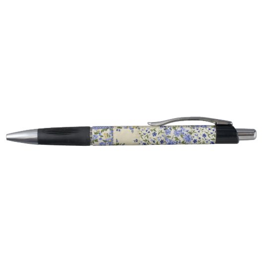 Blauwe Floral Quilt Pen (Bovenkant)