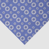  Blauwe Floral Tissuepapier (Detail)