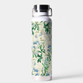  Blauwe Floral Waterfles (Achterkant)