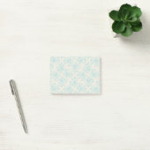 Blauwe florale post-it noten post-it® notes (Kantoor)