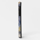 Blauwe fluorietkristallen in matrix Case-Mate iPhone case (Achterkant/links)